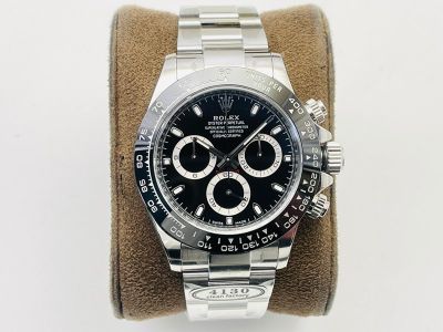 Clean Factory ROLEX Daytona Replica with 904L Stainless Steel 4130 Movement 40*12.2MM Watch